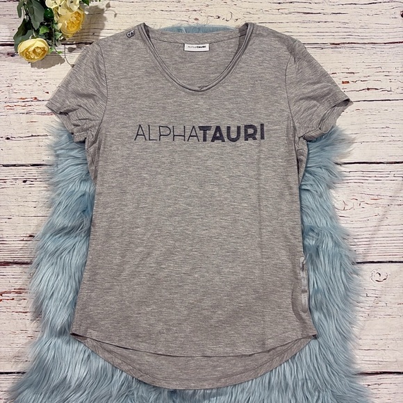 NWT AlphaTauri Formula One Embroidered Graphic Tee - Picture 1 of 9